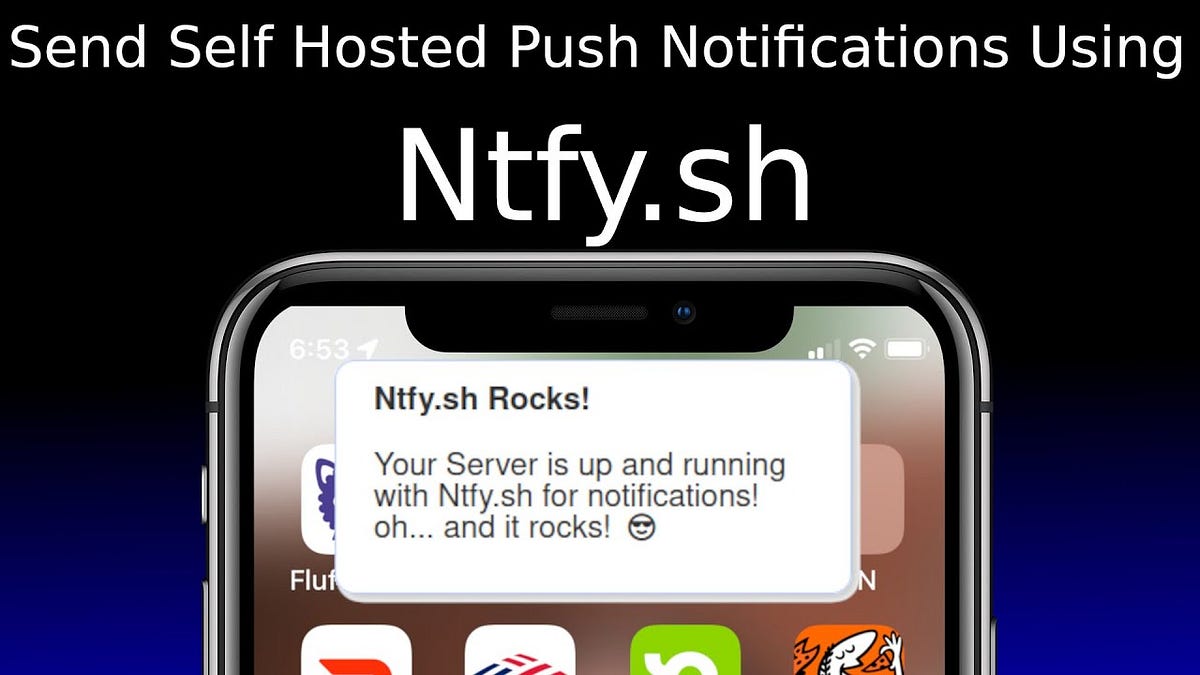 Receive notifications from your Linux/Windows to your Smartphone with NTFY